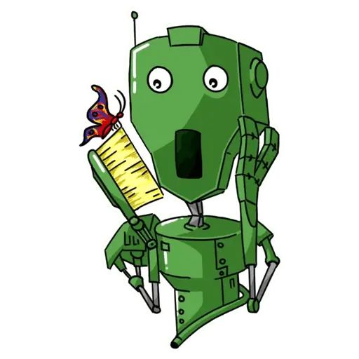 Sticker «Weird Robots-4»