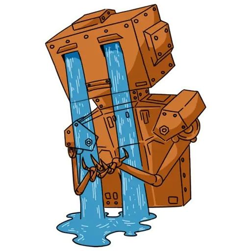 Sticker «Weird Robots-7»