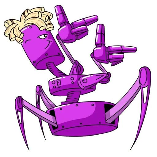 Sticker «Weird Robots-8»