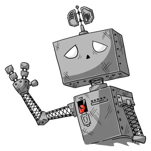 Sticker «Weird Robots-9»