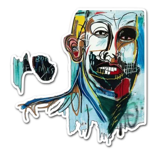 Sticker «Jean-Michel Basquiat-6»