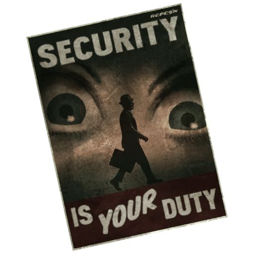 Sticker «Fallout posters pack-3»