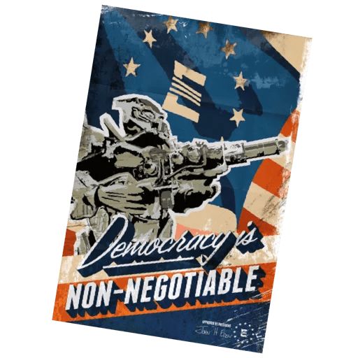 Sticker «Fallout posters pack-6»