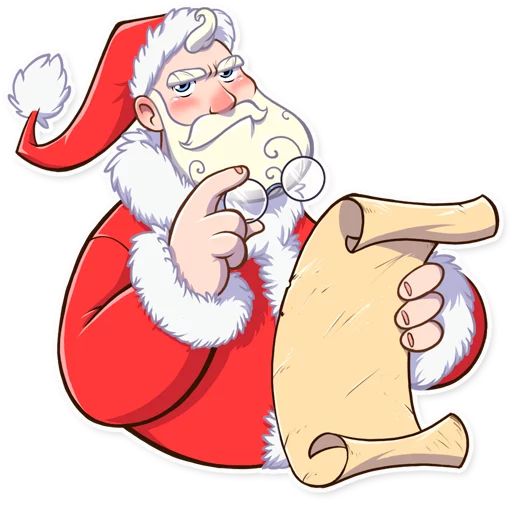 Sticker «Santa-10»