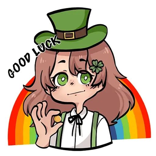 Sticker «Lucky Girl-3»