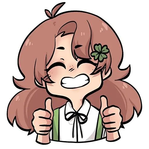Sticker «Lucky Girl-6»