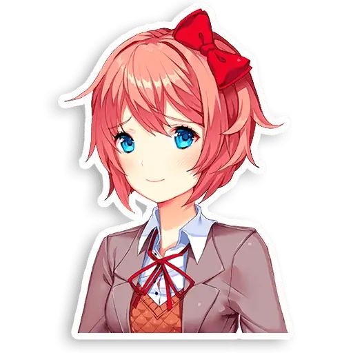 Sticker «Doki-Doki Literature Club-10»