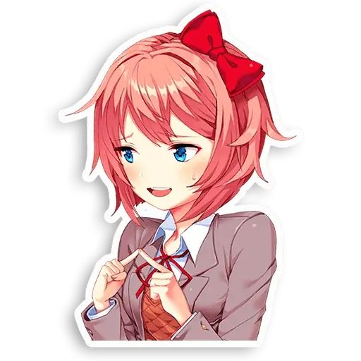 Sticker «Doki-Doki Literature Club-2»