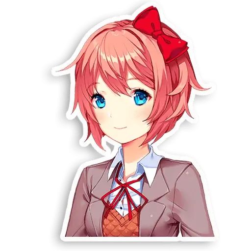 Sticker «Doki-Doki Literature Club-5»