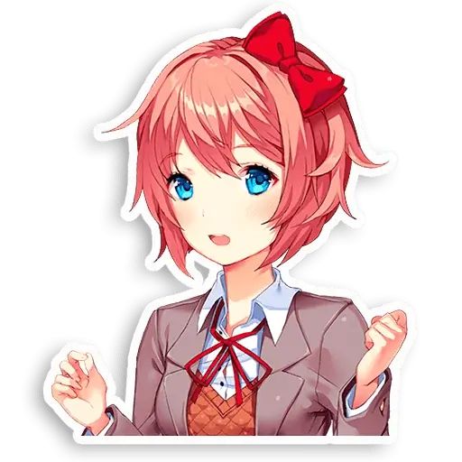 Sticker «Doki-Doki Literature Club-8»