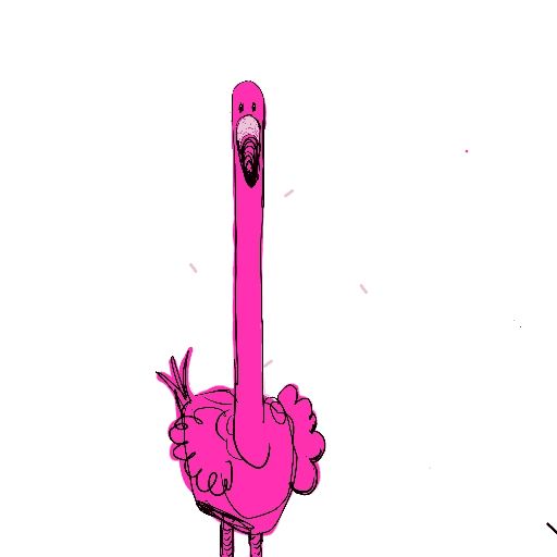 Sticker «Flamingo-1»