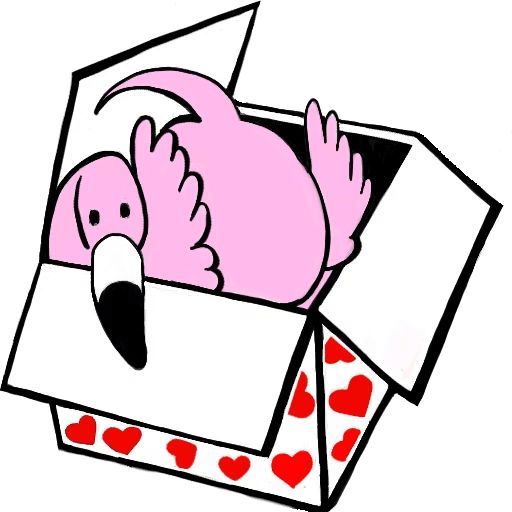 Sticker «Flamingo-2»