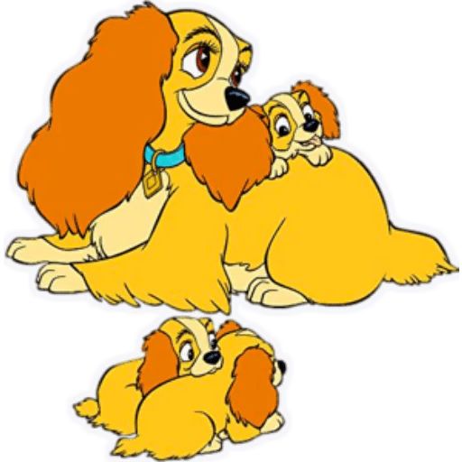 Sticker «Lady and the Tramp-1»