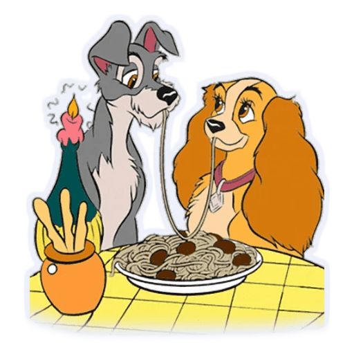 Sticker «Lady and the Tramp-10»