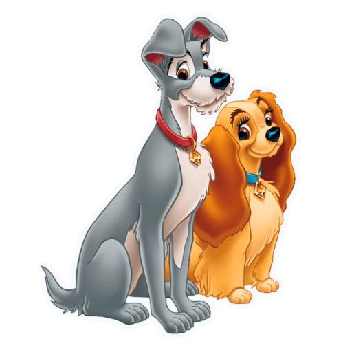 Sticker «Lady and the Tramp-2»