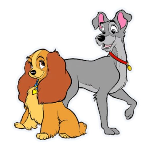 Sticker «Lady and the Tramp-4»