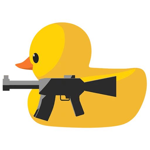 Sticker «Rubber duck-12»