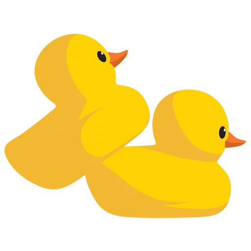Sticker «Rubber duck-8»