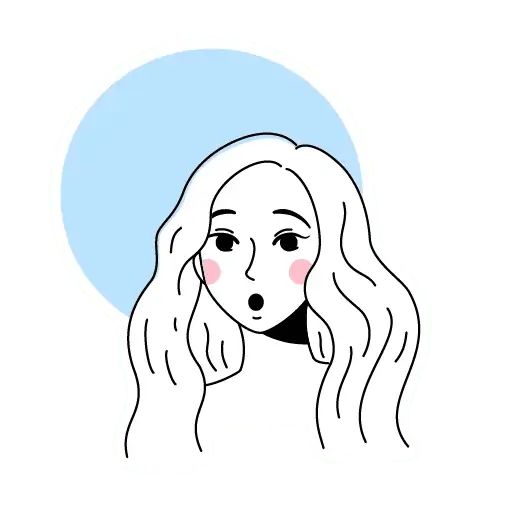 Sticker «Outline Girl-2»