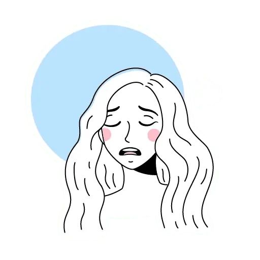 Sticker «Outline Girl-8»