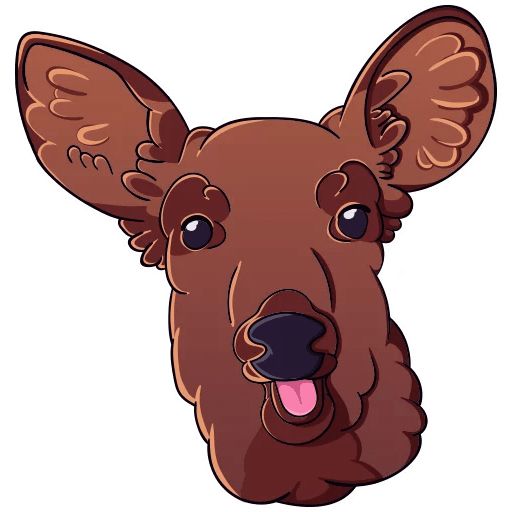 Sticker «Mem deers-8»