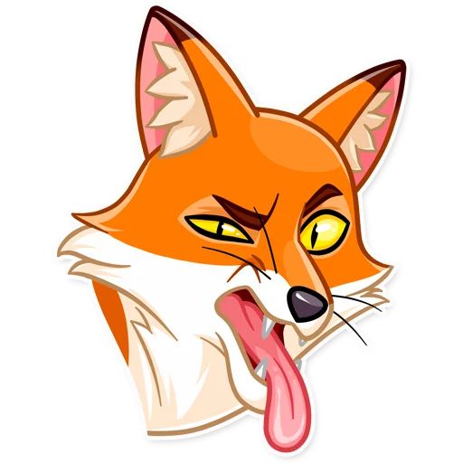 Sticker «What Does The Fox Say?-8»