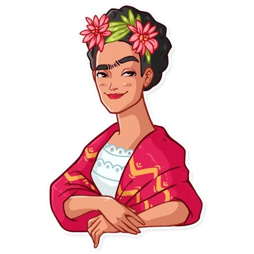 Sticker «Frida Kahlo-10»