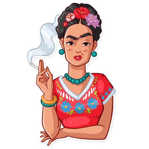 Sticker «Frida Kahlo-12»