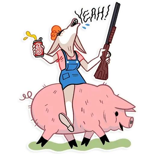 Sticker «Hillbilly Dolly-6»