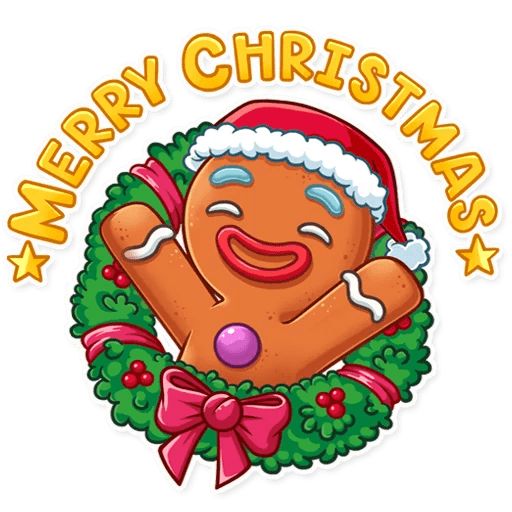 Sticker «Christmas Gingy-10»