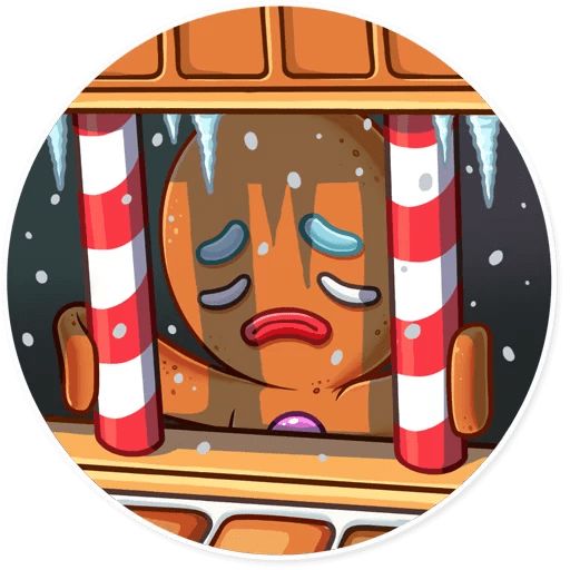 Sticker «Christmas Gingy-9»