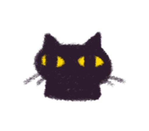 Sticker «Black Cat Momo-9»