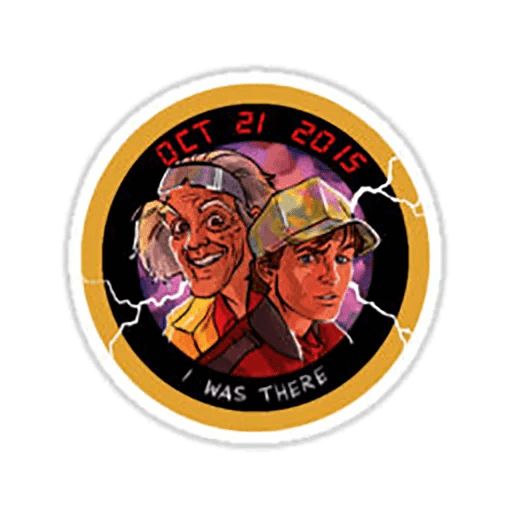 Sticker «Back to the Future-5»