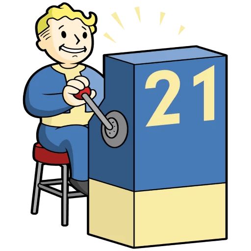 Sticker «Vault Boy-10»