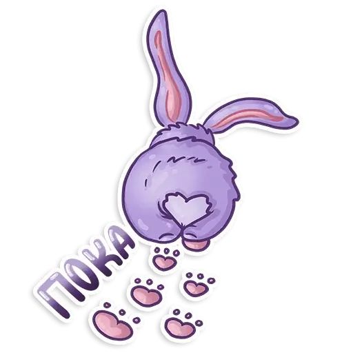 Sticker «Easter Rabbit Toy-10»