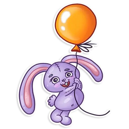 Sticker «Easter Rabbit Toy-3»