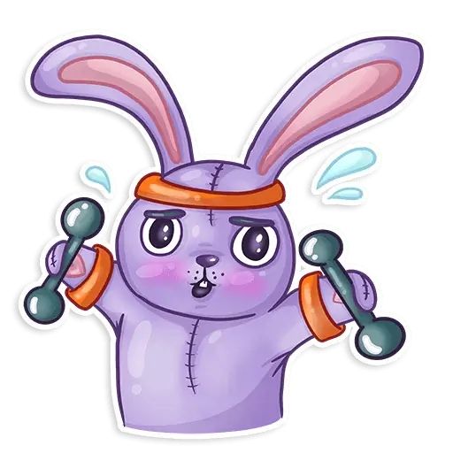 Sticker «Easter Rabbit Toy-4»