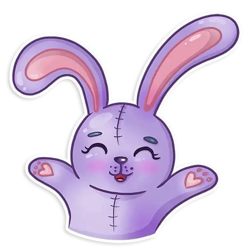 Sticker «Easter Rabbit Toy-5»