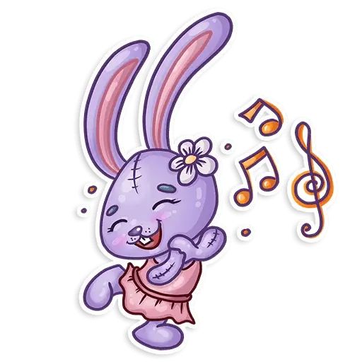 Sticker «Easter Rabbit Toy-6»