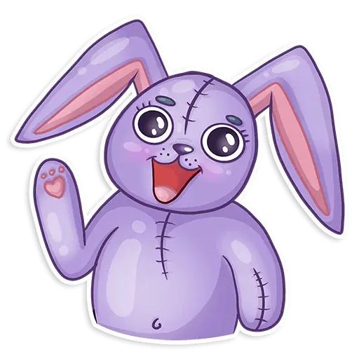 Sticker «Easter Rabbit Toy-9»