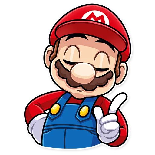 Sticker «It's-a Me, Mario!-12»