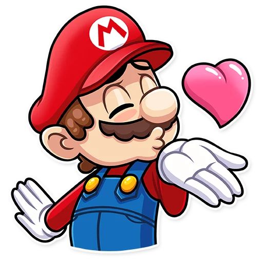 Sticker «It's-a Me, Mario!-2»
