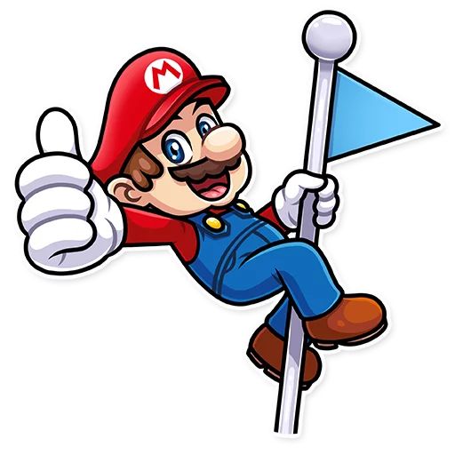 Sticker «It's-a Me, Mario!-3»