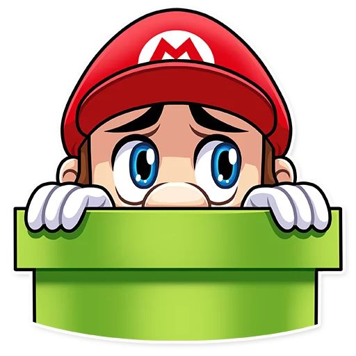 Sticker «It's-a Me, Mario!-9»