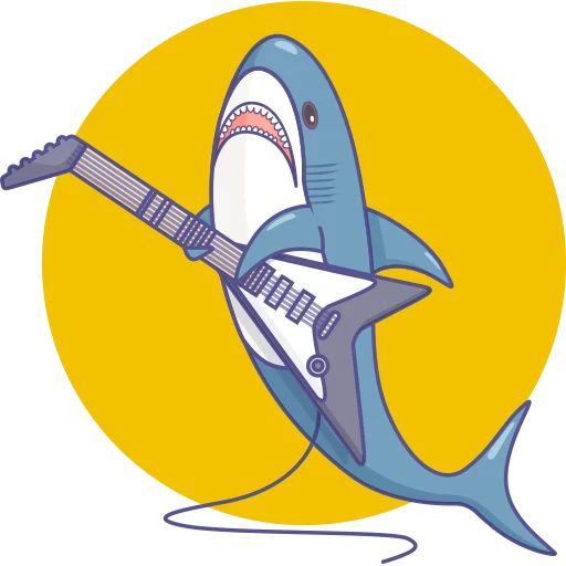 Sticker «Shark Blahaj-2»