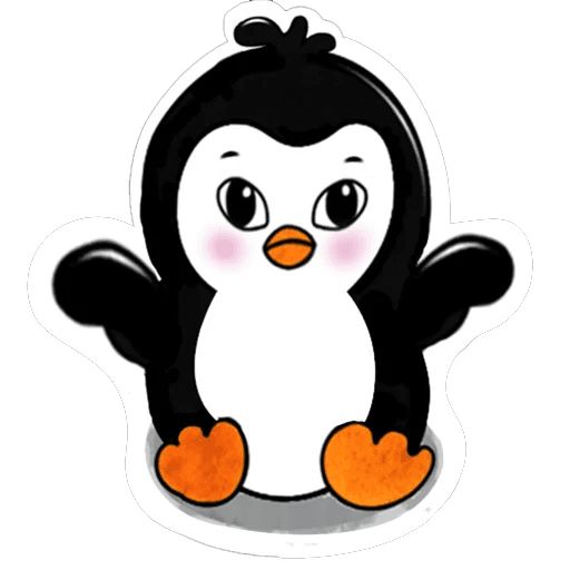 Sticker «Penguin Pini-5»