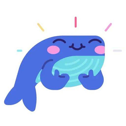 Sticker «Whale-4»