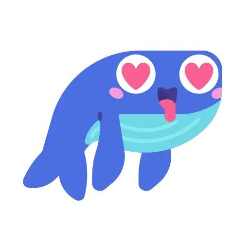 Sticker «Whale-6»