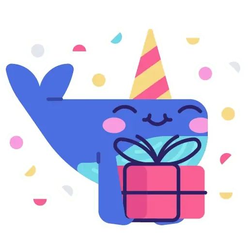 Sticker «Whale-7»