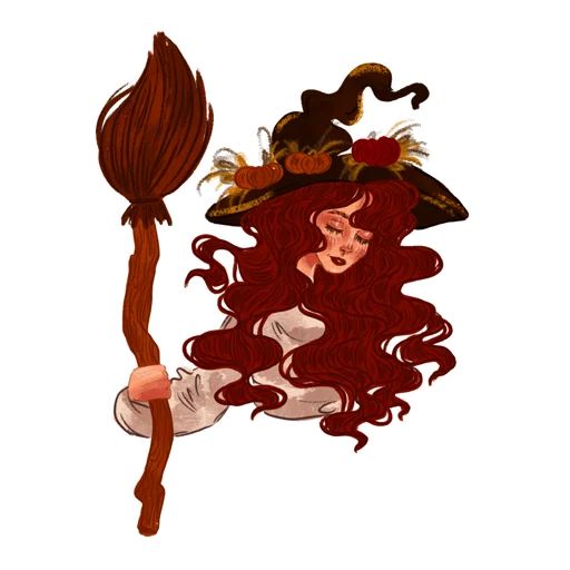 Sticker «Nutty Witch-3»